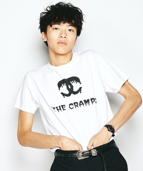 HYSTERIC GLAMOUR(ヒステリックグラマー)の「THE CRAMPS/MKプリントTシャツ(Tシャツ/カットソー・メンズ・ブラック/ネイビー/ホワイト・LARGE/SMALL/MEDIUM/X-LARGE)」の2枚目の写真