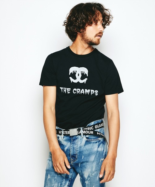 HYSTERIC GLAMOUR(ヒステリックグラマー)の「THE CRAMPS/MKプリントTシャツ(Tシャツ/カットソー・メンズ・ブラック/ネイビー/ホワイト・LARGE/SMALL/MEDIUM/X-LARGE)」の3枚目の写真