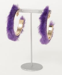 WEGO | WEGO/ファーフープイヤリング(イヤリング)