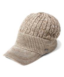 CABALLERO | キャバレロ つば付きニット帽 CABALLERO VISOR CABLE KNIT CAP(ニットキャップ/ビーニー)