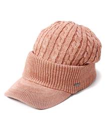 CABALLERO（キャバレロ）の「キャバレロ つば付きニット帽 CABALLERO VISOR CABLE KNIT CAP（ニットキャップ/ビーニー）」