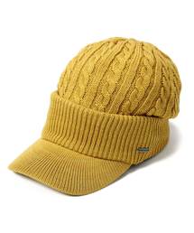 CABALLERO（キャバレロ）の「キャバレロ つば付きニット帽 CABALLERO VISOR CABLE KNIT CAP（ニットキャップ/ビーニー）」
