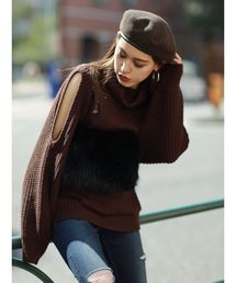 EMODA | バルキーネックスキンニット(ニット/セーター)