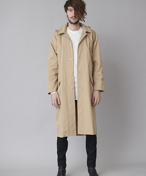 NO ID.（ノーアイディ）の「mj6145-CNﾂｲﾙ九八式ﾚｲﾝｵｰﾊﾞｰｺｰﾄ（その他アウター・メンズ・ブラック/ベージュ/カーキ/ピンク・ONE SIZE）」の18枚目の写真