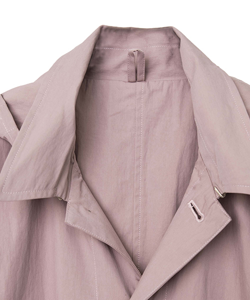 NO ID.（ノーアイディ）の「mj6145-CNﾂｲﾙ九八式ﾚｲﾝｵｰﾊﾞｰｺｰﾄ（その他アウター・メンズ・ブラック/ベージュ/カーキ/ピンク・ONE SIZE）」の15枚目の写真