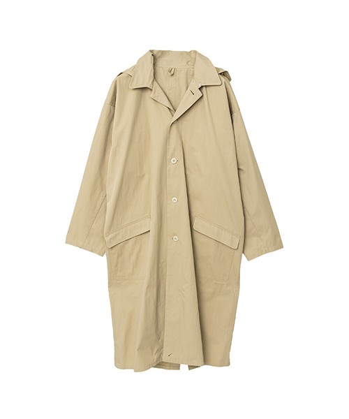 NO ID.（ノーアイディ）の「mj6145-CNﾂｲﾙ九八式ﾚｲﾝｵｰﾊﾞｰｺｰﾄ（その他アウター・メンズ・ブラック/ベージュ/カーキ/ピンク・ONE SIZE）」の6枚目の写真