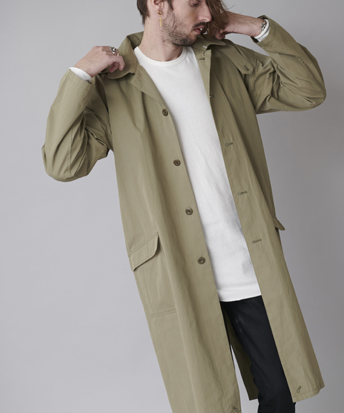 NO ID.（ノーアイディ）の「mj6145-CNﾂｲﾙ九八式ﾚｲﾝｵｰﾊﾞｰｺｰﾄ（その他アウター・メンズ・ブラック/ベージュ/カーキ/ピンク・ONE SIZE）」の17枚目の写真