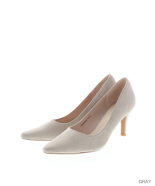 RANDA（ランダ）の「ベーシックヒールパンプス（パンプス・レディース・ブラック/グレー/ピンク・22/22.5/23/23.5/24/24.5/25/25.5）」の3枚目の写真