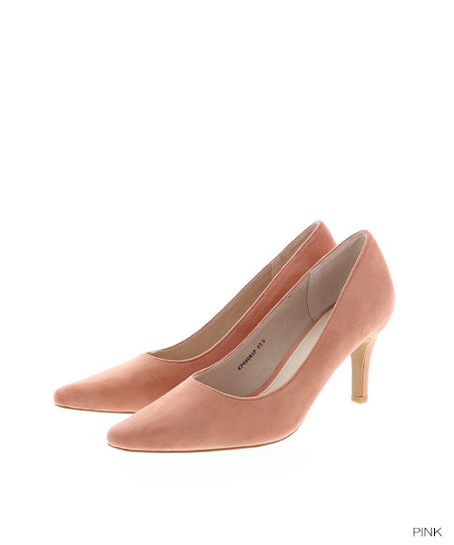 RANDA（ランダ）の「ベーシックヒールパンプス（パンプス・レディース・ブラック/グレー/ピンク・22/22.5/23/23.5/24/24.5/25/25.5）」の4枚目の写真