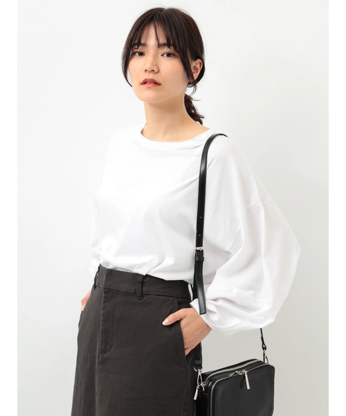 AMERICAN HOLIC（アメリカンホリック）の「袖ボリュームプルオーバー（Tシャツ/カットソー・レディース・グレー系その他4/ホワイト系その他/オフホワイト/チャコールグレー/その他7/ブラック系その他4・FREE）」の13枚目の写真