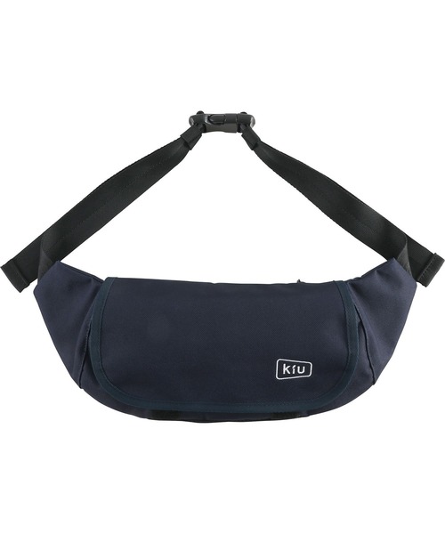 KiU（キウ）の「600Dボディバッグ（ボディバッグ/ウエストポーチ・メンズ・ネイビー/ブラック/キャメル・FREE）」の2枚目の写真