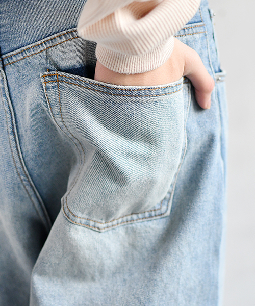 PairPair（ペアペア）の「ワイドテーパードデニムパンツ（デニムパンツ・メンズ・サックスブルー・MEDIUM/LARGE）」の11枚目の写真