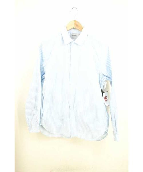 ブランド古着 コンフォートシャツ Comfort Shirt sax stripe シャツ ブラウス YAECA ヤエカ のファッション通販 - ZOZOUSED