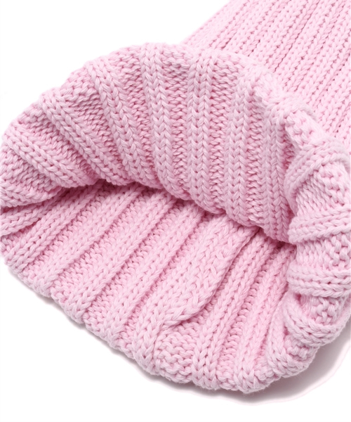 Ray BEAMS（レイビームス）の「Ray BEAMS / コットンリブ ビーニー（ニットキャップ/ビーニー・レディース・ピンク/イエロー/ケリー/サックスブルー・ONE SIZE）」の6枚目の写真