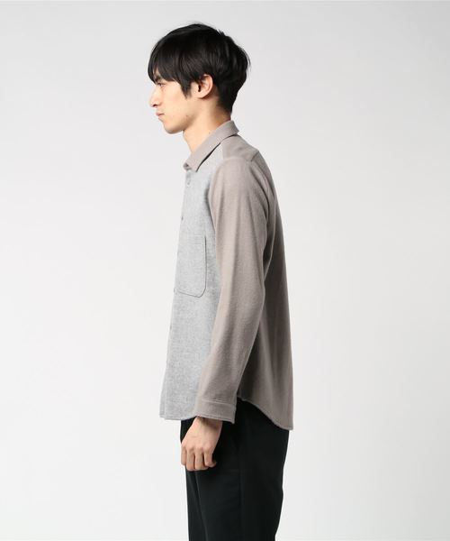 TROVE（トローヴ）の「【TROVE】FADE SHIRT（シャツ/ブラウス・メンズ・ベージュ・1/2）」の2枚目の写真