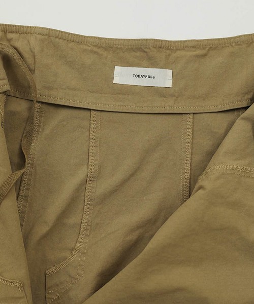 TODAYFUL（トゥデイフル）の「Wラップアラウンドチノスカート  