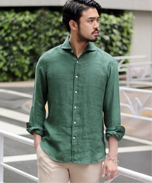 EDIFICE | デラベリネンパナマ カッタウェイ シャツ(シャツ/ブラウス)