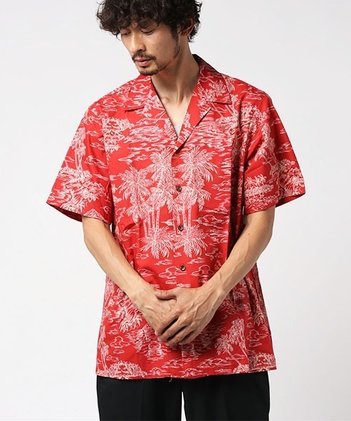 【ROBERT J.CLANCEY/ロバート・ジェイ・クランシー】COTTON ALOHA SHIRTS (UN)（シャツ/ブラウス）｜TONE SELECT WEAR（トーンセレクトウェア）
