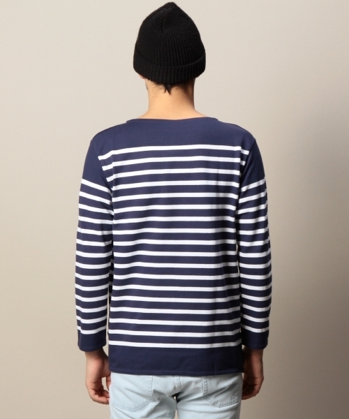 BEAUTY&YOUTH UNITED ARROWS（ビューティーアンドユースユナイテッドアローズ）の「＜ORCIVAL＞ NAVAL BORDER NAVY/カットソー（Tシャツ/カットソー・メンズ・ネイビー・4/5/3）」の2枚目の写真