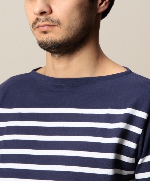 BEAUTY&YOUTH UNITED ARROWS（ビューティーアンドユースユナイテッドアローズ）の「＜ORCIVAL＞ NAVAL BORDER NAVY/カットソー（Tシャツ/カットソー・メンズ・ネイビー・4/5/3）」の5枚目の写真