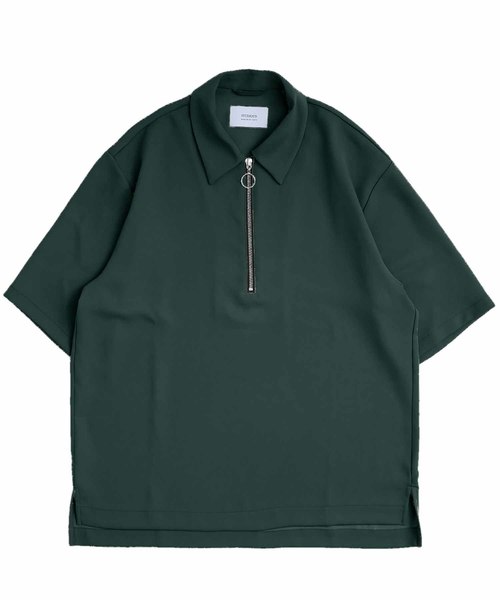 STUDIOUS(ステュディオス)の「【STUDIOUS】ハーフジッププルオーバーシャツ【ZOZO限定アイテム】(シャツ/ブラウス・メンズ・ブラック/ブラウン/グレー/グリーン/グレイッシュベージュ・1/2/3)」の5枚目の写真