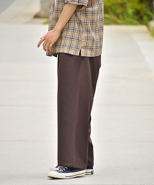 kutir（クティール）の「２タックワイドスラックスパンツ（その他パンツ・メンズ・ダークブラウン/パープル/ベージュ/ブラック・SMALL/MEDIUM/LARGE）」の16枚目の写真