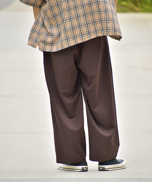 kutir（クティール）の「２タックワイドスラックスパンツ（その他パンツ・メンズ・ダークブラウン/パープル/ベージュ/ブラック・SMALL/MEDIUM/LARGE）」の17枚目の写真