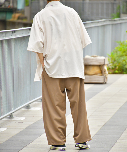 kutir（クティール）の「２タックワイドスラックスパンツ（その他パンツ・メンズ・ダークブラウン/パープル/ベージュ/ブラック・SMALL/MEDIUM/LARGE）」の20枚目の写真