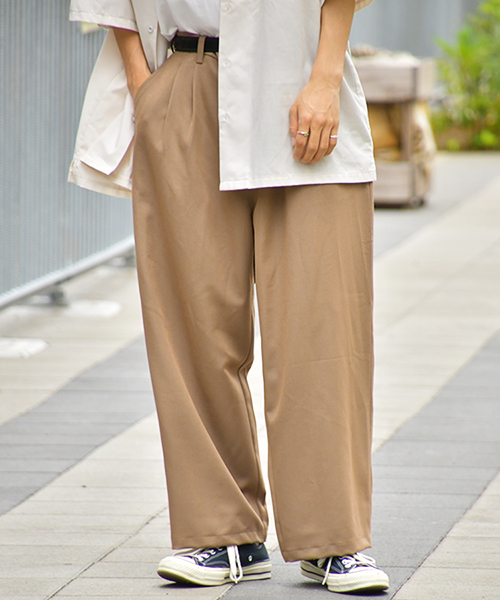kutir（クティール）の「２タックワイドスラックスパンツ（その他パンツ・メンズ・ダークブラウン/パープル/ベージュ/ブラック・SMALL/MEDIUM/LARGE）」の21枚目の写真