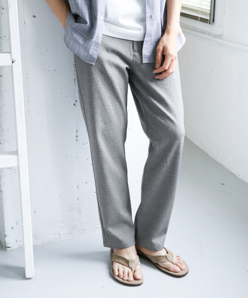 URBAN RESEARCH DOORS（アーバンリサーチドアーズ）の「ジャージイージートラウザー（その他パンツ・メンズ・ブラック/グレー/カーキ・38/40）」の2枚目の写真