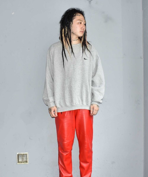 NIKE（ナイキ）の「【ヴィンテージ古着】90's NIKE/ナイキ ロゴ クルーネックスウェット（スウェット・メンズ・グレー・LARGE）」の4枚目の写真