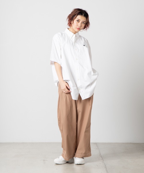 BEVERLY HILLS POLO CLUB(ビバリーヒルズポロクラブ)の「WEGO/BEVERLY HILLS POLO CLUBBIGシャツ(シャツ/ブラウス・レディース・ホワイト/ベージュ/パープル/ネイビー/レッド/カーキ/ピンク・FREE)」の9枚目の写真