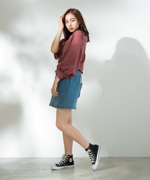 WEGO(ウィゴー)の「WEGO/ボリュームスリーブシャツ(シャツ/ブラウス・レディース・ホワイト/ブラック/ベージュ/ピンク・FREE)」の9枚目の写真