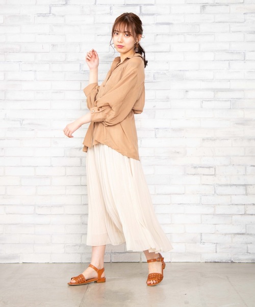WEGO(ウィゴー)の「WEGO/ボリュームスリーブシャツ(シャツ/ブラウス・レディース・ホワイト/ブラック/ベージュ/ピンク・FREE)」の10枚目の写真