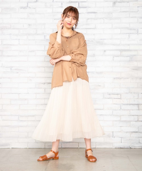 WEGO(ウィゴー)の「WEGO/ボリュームスリーブシャツ(シャツ/ブラウス・レディース・ホワイト/ブラック/ベージュ/ピンク・FREE)」の11枚目の写真