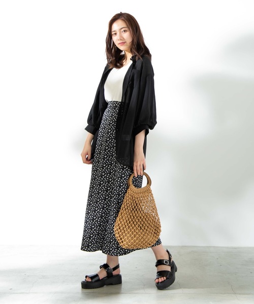 WEGO(ウィゴー)の「WEGO/ボリュームスリーブシャツ(シャツ/ブラウス・レディース・ホワイト/ブラック/ベージュ/ピンク・FREE)」の16枚目の写真