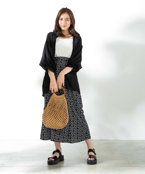 WEGO(ウィゴー)の「WEGO/ボリュームスリーブシャツ(シャツ/ブラウス・レディース・ホワイト/ブラック/ベージュ/ピンク・FREE)」の17枚目の写真