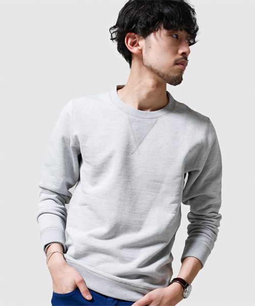 NANO universe（ナノユニバース）の「ジャパンメイド1947裏毛クルー（スウェット・メンズ・グレー/ライトグレー・X-LARGE/SMALL/MEDIUM/LARGE）」の10枚目の写真