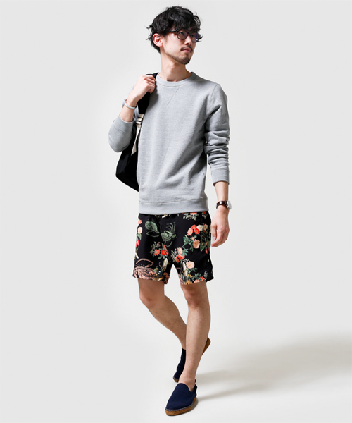 NANO universe（ナノユニバース）の「ジャパンメイド1947裏毛クルー（スウェット・メンズ・グレー/ライトグレー・X-LARGE/SMALL/MEDIUM/LARGE）」の3枚目の写真