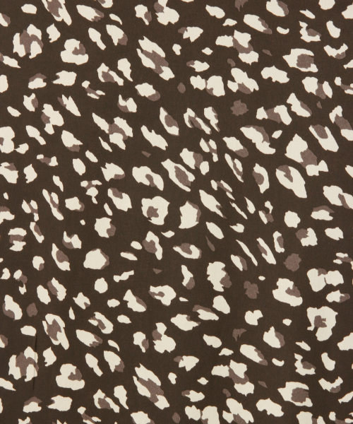 GLOBAL WORK（グローバルワーク）の「レオパセミフレアスカート/846626（スカート・レディース・ブラック/ダークブラウン/オフホワイト・MEDIUM/LARGE）」の6枚目の写真