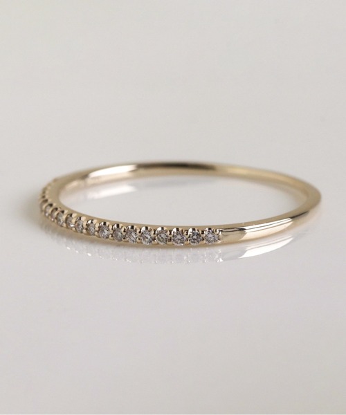 cui-cui（キュイキュイ）の「ダイヤモンド ハーフエタニティー リング | K10YG（リング・レディース・イエローゴールド・#7/#9/#11/#13）」の6枚目の写真