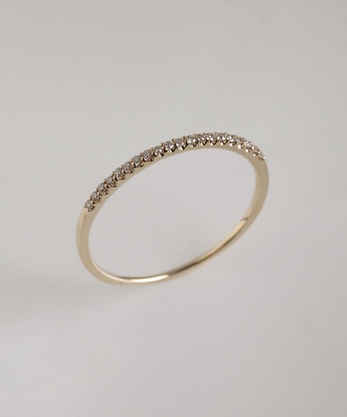 cui-cui（キュイキュイ）の「ダイヤモンド ハーフエタニティー リング | K10YG（リング・レディース・イエローゴールド・#7/#9/#11/#13）」の8枚目の写真
