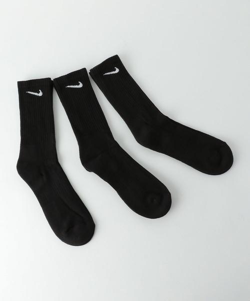 NIKE（ナイキ）の「＜NIKE＞ 3P EVERYDAY SOCKS/ソックス（ソックス/靴下・メンズ・ホワイト/ブラック・25cm-27cm）」の3枚目の写真