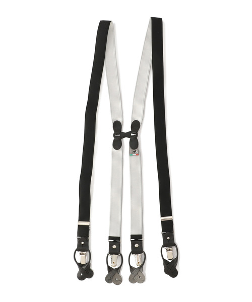 【しょー】BRETELLE & BRACES サスペンダー ブラック BRETELLE & BRACES サスペンダー BLACK（Wide clip-on men's