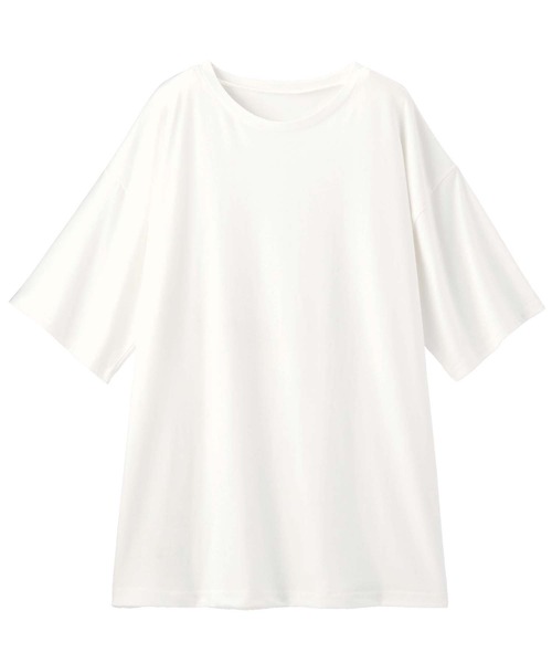 GeeRA(ジーラ)の「オーバーシルエットプリントTシャツ(Tシャツ/カットソー・レディース・ホワイト/チャコール/オフホワイト/グレー系その他・X-LARGE/LARGE/MEDIUM/SMALL)」の5枚目の写真