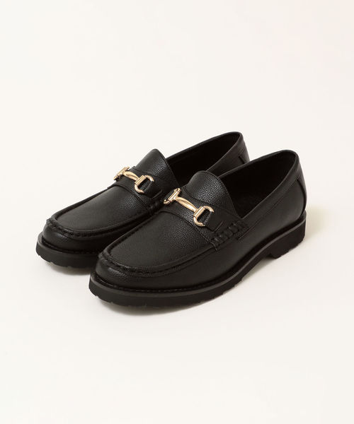 SHIPS any(シップス エニィ)の「SHIPS any : コマンドソール ビットローファー(ローファー・メンズ・ブラック/ダークグレー・43/41/42/40)」の2枚目の写真