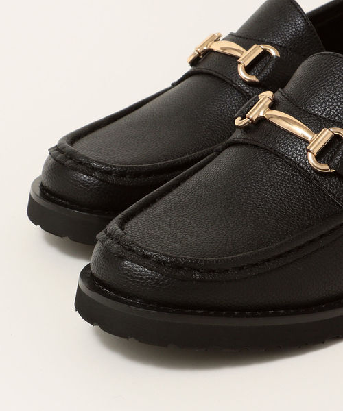 SHIPS any(シップス エニィ)の「SHIPS any : コマンドソール ビットローファー(ローファー・メンズ・ブラック/ダークグレー・43/41/42/40)」の3枚目の写真