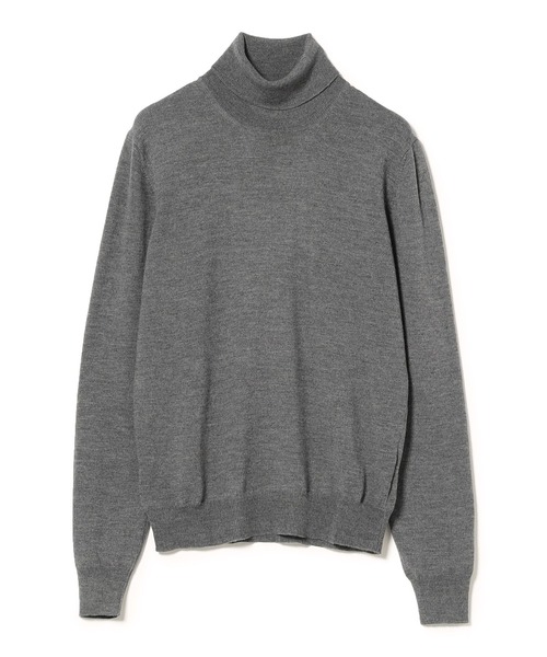 Gran Sasso（グランサッソ）の「GRAN SASSO / 12ゲージ タートルネック ニット（ニット/セーター・メンズ・ブラウン系その他4/ブラック/ブルー/ネイビー/ホワイト/レッド系その他7/オレンジ系その他4/チャコールグレー/オレンジ系その他7/グリーン系その他3/ライトブラウン/オレンジ/ワイン/サックスブルー/ライトグリーン系/グレー/ブラウン・44/48/50/46/52）」の4枚目の写真