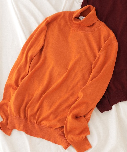 Gran Sasso（グランサッソ）の「GRAN SASSO / 12ゲージ タートルネック