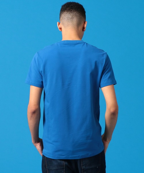 Calvin Klein（カルバン・クライン）の「ポリゴン ロゴ プリントTシャツ（Tシャツ/カットソー・メンズ・ホワイト/ブルー・S/M/L/XL）」の7枚目の写真